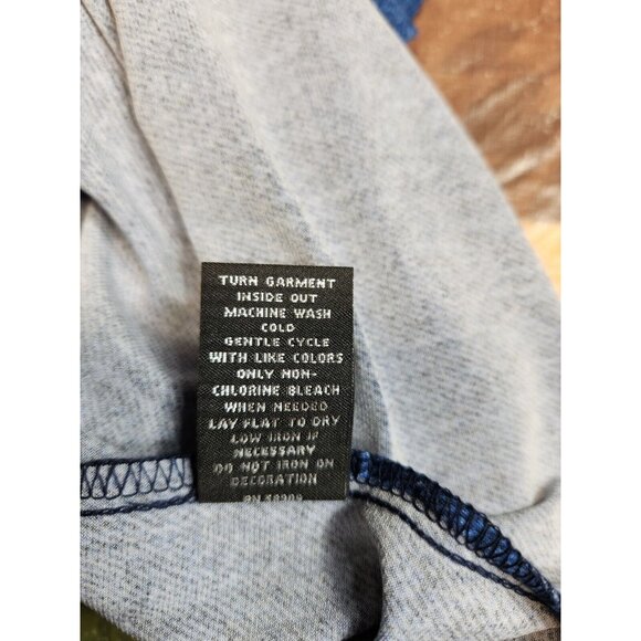 Slim Factor Womens Size 2 X Top Button Up Blouse Stretch,Roll Tab Plus Blue -23 - Picture 8 of 13